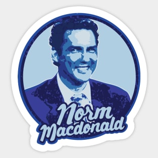 Norm MacDonald Vintage Fan Art Sticker